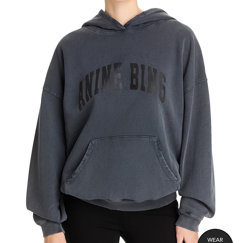 Anine Bing Charcoal Hoodie